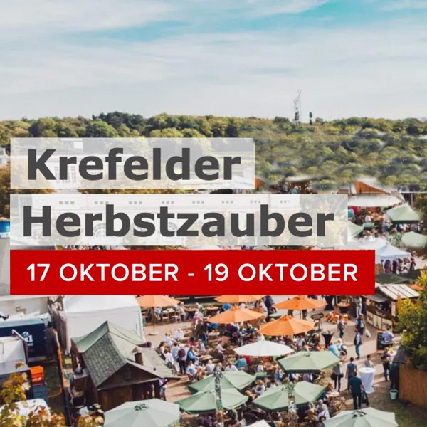 17. - 19. Oktober 2025 – Verkaufsausstellung beim „Krefelder Herbstzauber” auf der Galopprennbahn